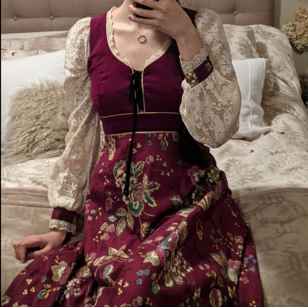 Gunne Sax Rare Vintage Dress Size 9 ( US 4-6)